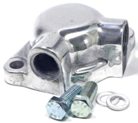 Chev. Discharge, Polished Aluminum Standard.