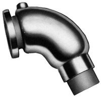 Elbows, 80 degree, 2 7/8 inch Hose Size for #123015 & #123035 Square Manifolds. Pair.