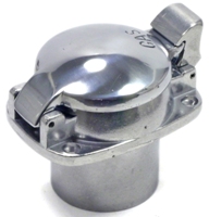 2 inch Polished Aluminum Flip top. <br><br> (QTY:10)