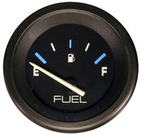 Fuel level, Black, 2 1/8 inch.