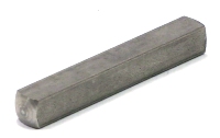 Stainless Steel Key, 1/4 inch x 1 3/4 inch.