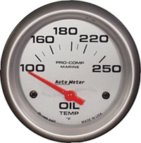 2 5/8 inch Oil Temp. 100 - 250 degree