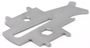 SS universal deck plate key