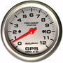 100 mph GPS speedometer <br><br> (120 mph model shown).