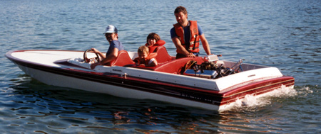 Catalina Skit boat with american turbine jet drive